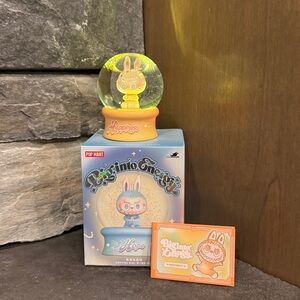 Pop Mart Big Into Energy Crystal Ball Snow Globe Happiness Confirmed